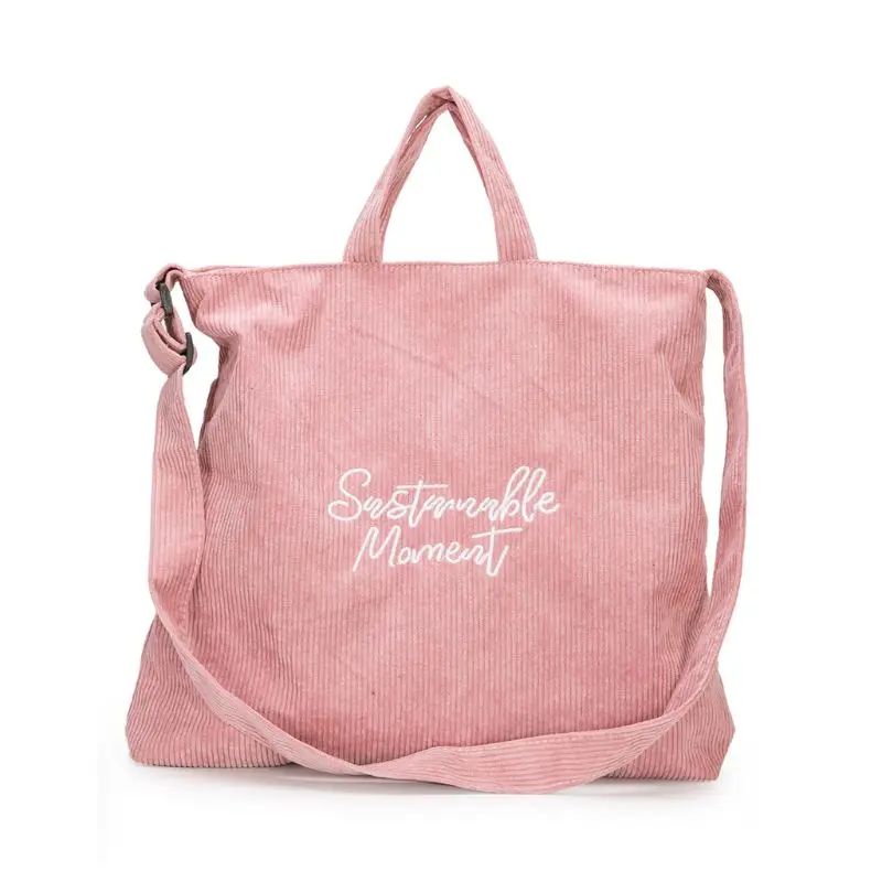 

2019 Premium New Women's Corduroy Handbag Satchel Tote Handle Purse Bags Shoulder Messenger Bag