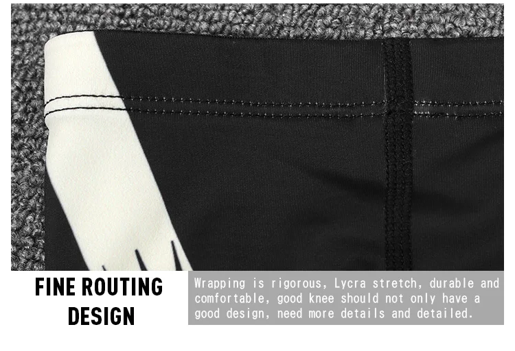 18Color Printing Professional Mountain climbing Iycra Crossfit Kneepad Basketball Spandex Basketball Knee Brace (19)