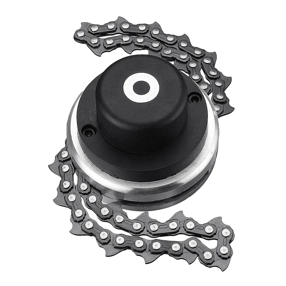 

Black 65Mn Trimmer Head Coil Chain Brush Cutter Grass Trimmer Tool Lawnmower