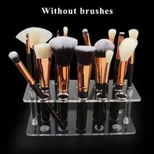 New Square Drying Rack Stand for Cosmetic Brush Shelf Tools Makeup Brushes Holder Acrylic Air Organizer new acrylic board makeup brushes holder organizer drying rack shelf cosmetic tool multifunction brushes storage stand display