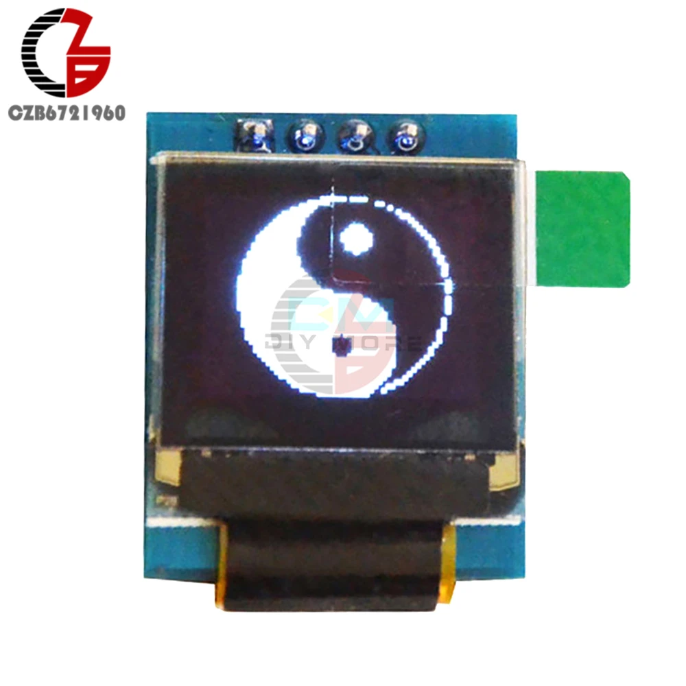 Blanco 0.66/" 4pin pantalla OLED pantalla IIC I2C SSD1306 64x48 para Adurino AVR STM32