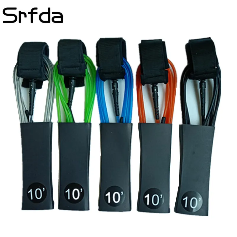 

Srfda10ft 7mm surf leash Double leg ropes leash TPU Surfboard Leash Stainless steel double rotary head safety rope
