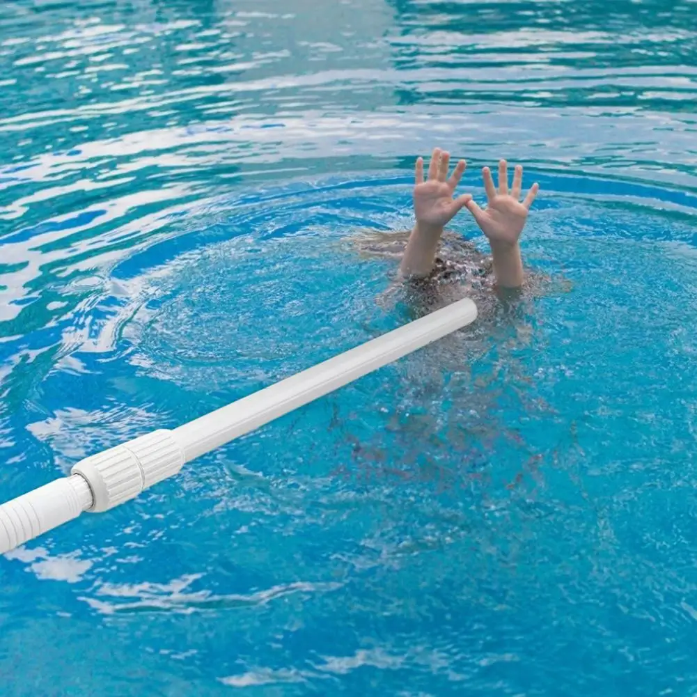 

Telescopic Rod Stick Skimmer Swimming Pool Tools Lifesaving Equipment Aluminum Cleaner Cleaning Equipment Accessorues