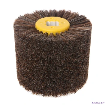 

Deburring Horsehair Round Brush Head Polishing Grinding Buffing Wheel Woodworks