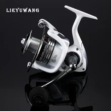 LIEYUWANG 5,2: 1 13BB+ 1RB тянущаяся белая спиннинговая катушка для наживки пресноводного карпа, анти-обратная спиннинговая Рыболовная катушка