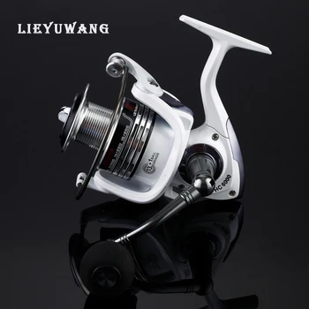 

LIEYUWANG 5.2:1 13BB+1RB drag white spinning reel baitcasting reel pesca freshwater carp Anti-reverse spinning fishing reel
