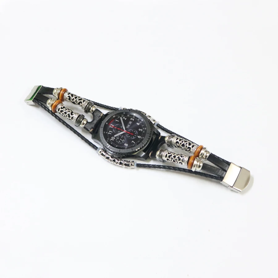 Ремешок для часов Amazfit Stratos 22 мм кожаный браслет Xiaomi GTR 47 мм/Pace Samsung Galaxy Watch