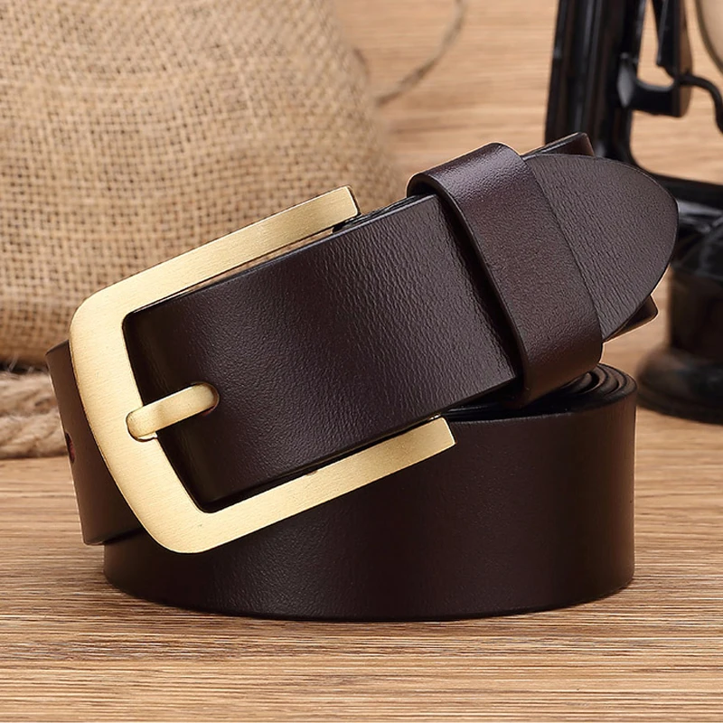 High quality belts for men Genuine leather belt male masculine Designer for man Strap durable