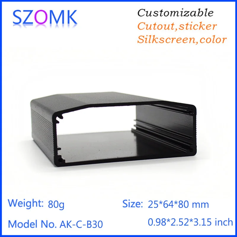 aluminum extrusion case szomk aluminum project box electronics enclosure for pcb aluminum amplifier housing box extruded junction box aluminum diy box pcb control enclosure electrical gps tracker outlet boxes   (10).jpg