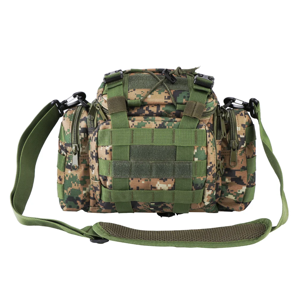 Bolsa de Isca de Pesca Bolsa de Equipamento de Pesca Pacote de Cintura ao ar 30*18*20cm com Alça de Ombro Multifuncional Mochila Livre 7 de equipamento de pesca mochila pacote de