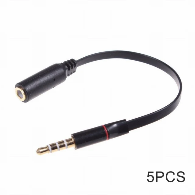 1/5/10pcs 3.5mm Male to Female Jack Stereo Audio Headphone Extension