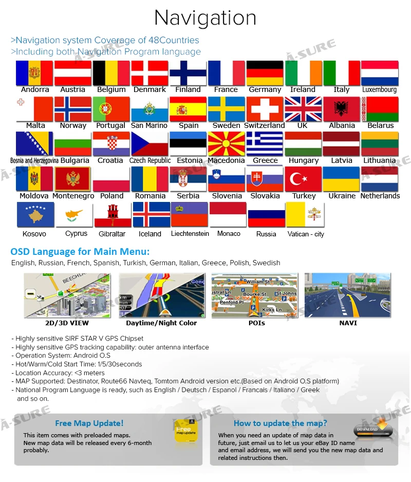 Perfect A-Sure 8 Inch Car Radio GPS DVD Player For Volkswagen VW Passat Skoda T5 Polo Sharan TOURAN TIGUAN GOLF 5 6 Seat SKODA 28