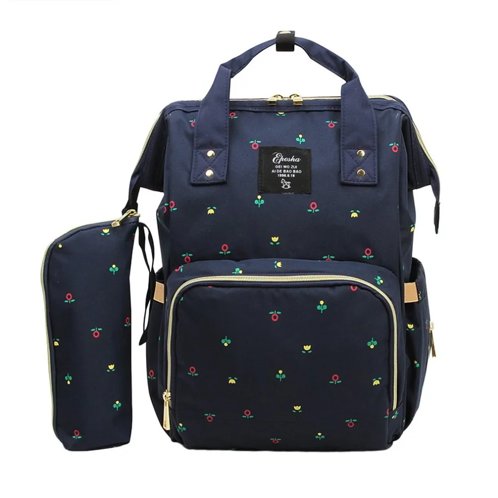 

2pcs/set Large Capacity Baby Care Multifunctional Waterproof Mommy Backpack Fashionable Design For Mommy ZX2554