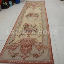 3.4 X12. 7' Aubusson Гобелены, aubusson шерстяные Гобелены, ручной работы Гобелены, Aubusson ковровой дорожкой