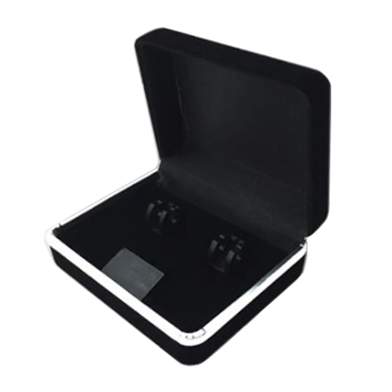 

VAGULA Hot Sale Velvet Gift Tie Clip Cufflink set Box Gemelos Case Cuff links tie bar Tie pin brooch Jewelry Case Collar pin box