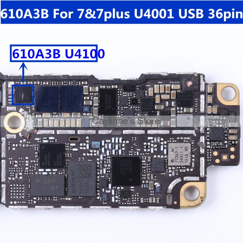 5 шт./лот Оригинальный Новый 610A3B для iPhone 7 7plus U4001 USB зарядное устройство контроллер
