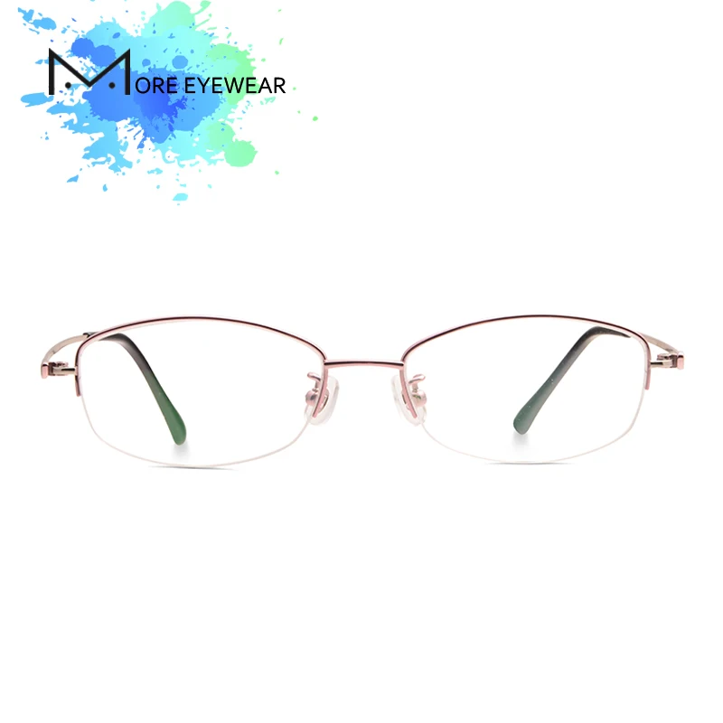 Women Titanium glasses Pure Prescription Glasses Optical Retro Frame Vintage Blue light blocking | Аксессуары для одежды