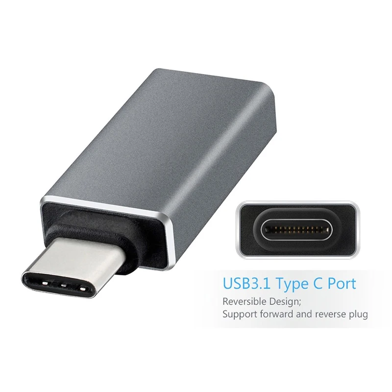 Смарт-USB-C 3,1 Тип C мужчин и женщин USB 3,0 порт адаптер конвертер для MacBook 12 дюймов