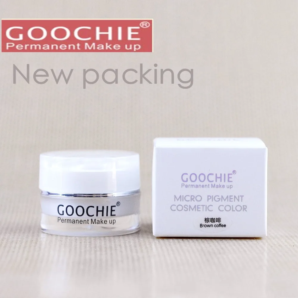 

New Goochie Original Permanent Makeup Professional Microblading Eyebrow Tattoo Paste Pigment Micro Pigment 6 Colors Available