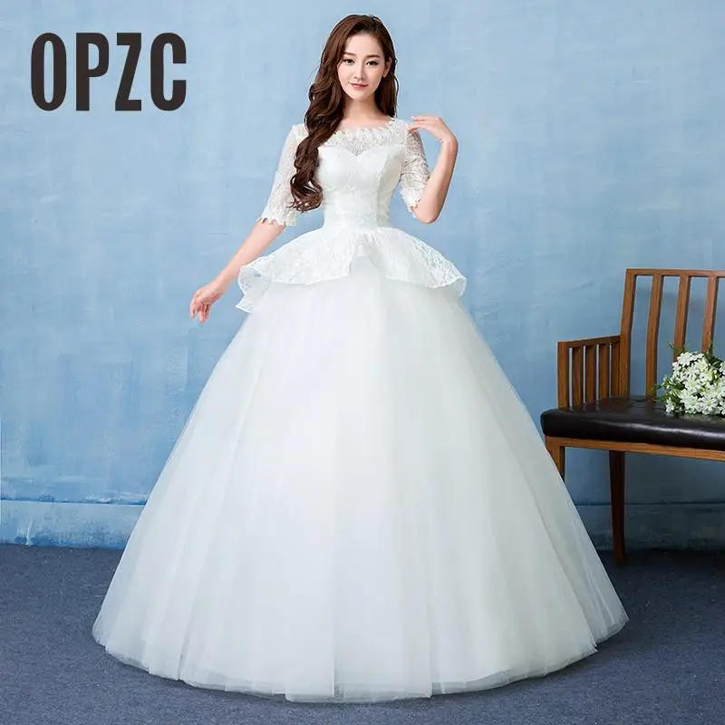 Настоящая фотография белое платье Vestido De Noiva 2020 высокое качество Весенняя мода