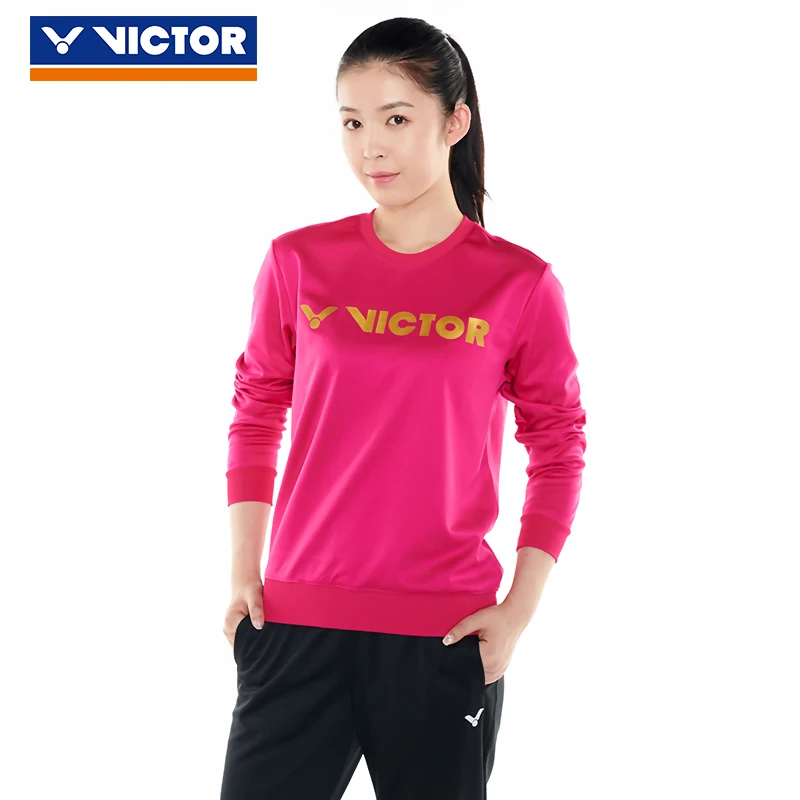 

Hot Victor Men Women Long Sleeve Sport Jersey Sweater Clothing badminton Uniform Clothes 85105