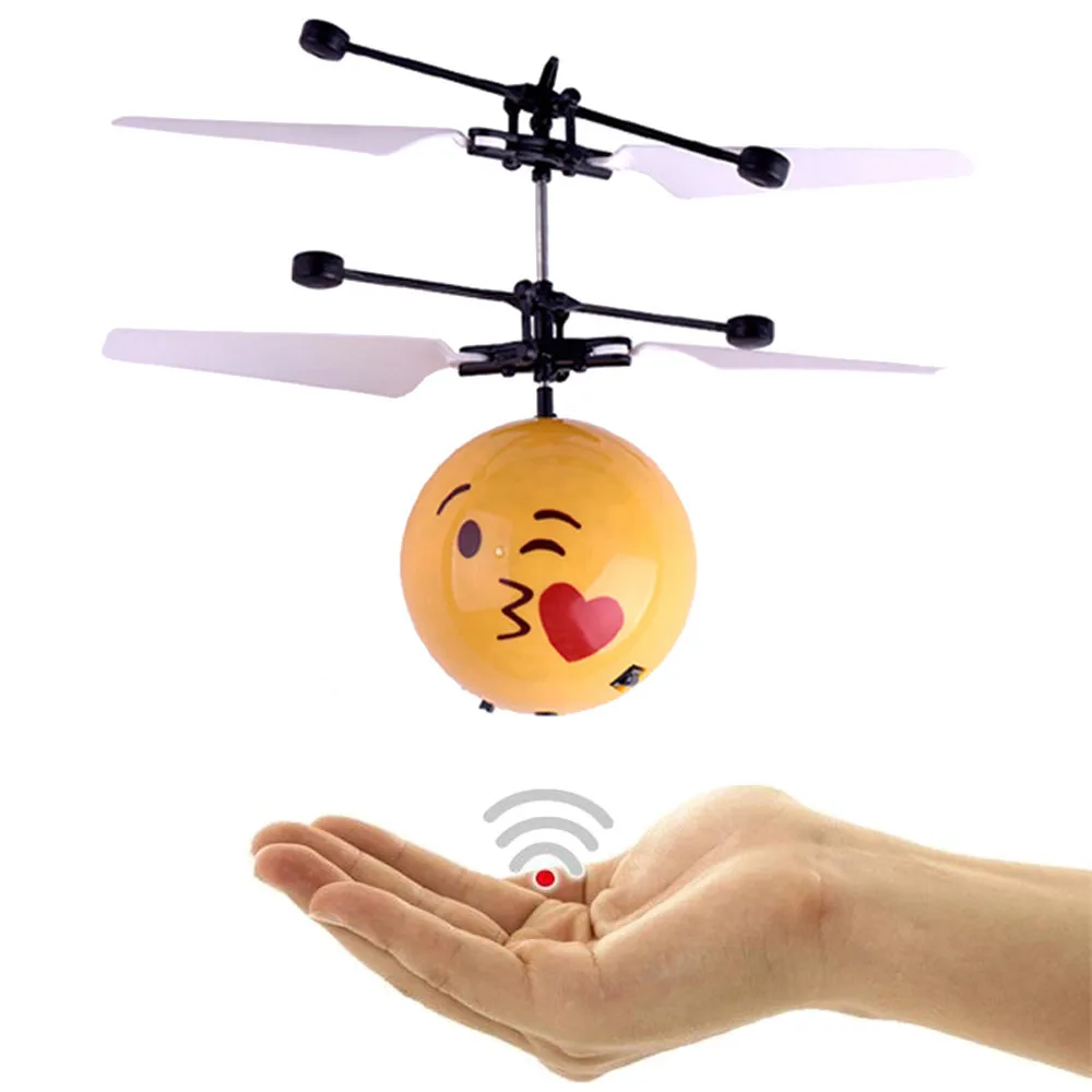 flying emoji ball