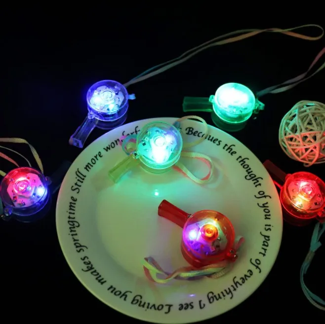 Детские игрушки Хлопушка детские игрушки Led свисток красочная мигающая фара свисток светящаяся игрушка вечерние игрушки подарок YH1688