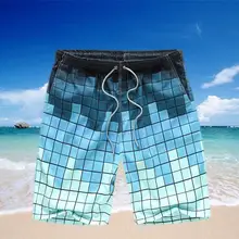 Мужские Пляжные Свободные Штаны для отдыха, быстросохнущие пляжные штаны для серфинга, купальный костюм для мужчин, пляжная одежда, бермуды, короткие штаны, Badehose Sunga