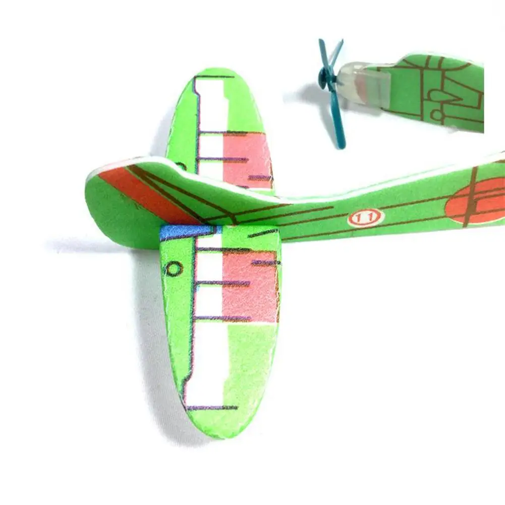 DIY Собранные Самолеты Модель ручной работы материал пенопласт ручной метательный самолет технология маленькое изобретение детская игрушка случайный цвет