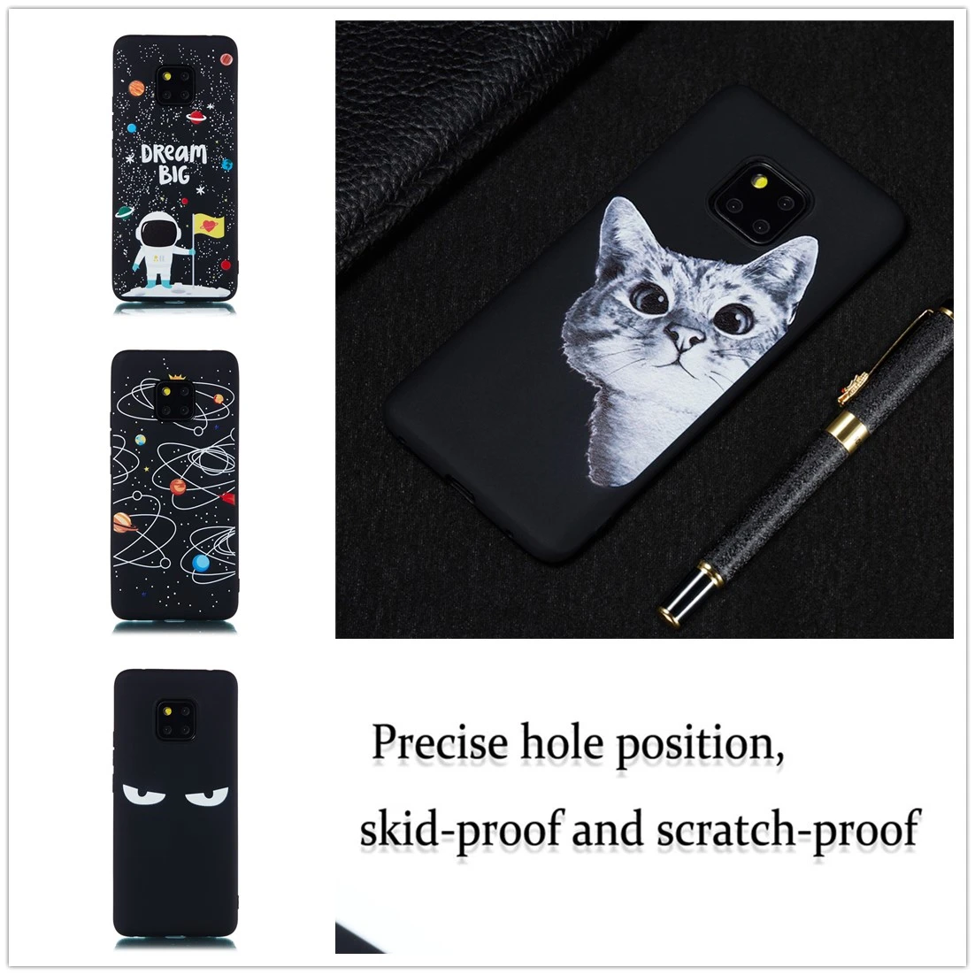

Mate 20 X Silicone Cartoon Cases for Huawei Mate 20 Lite Phone Fundas Outer Space Pattern For Huawai Mate20 Pro Star Phone Shell