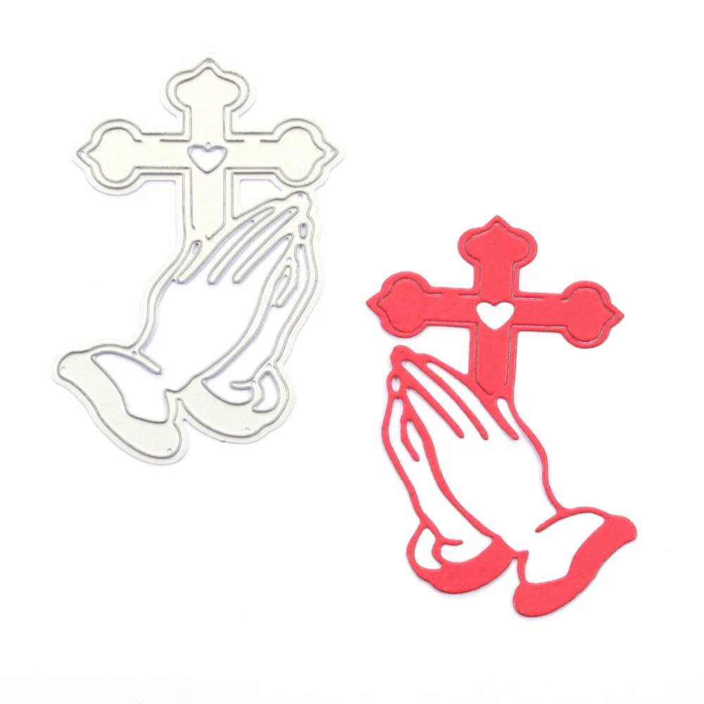 

Holding Cross Metal Cutting Dies Stencil for DIY Scrapbooking Photo Album Embossing Paper Cards Making Decorative Craft Die Cuts