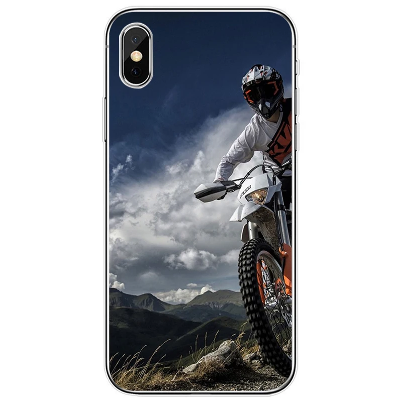 Moto cross dirtbikes мягкий силиконовый телефон чехол для iPhone 6 6 plus 7 8 plus 5 5S 5C SE для iPhone X XS XR XS Max