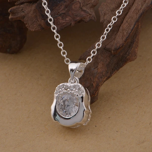 wholesale silver plated Fashion jewelry chains necklace pendant WN-1546 | Украшения и аксессуары