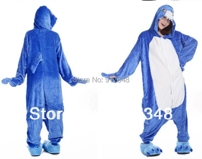 Animal Blue Shark Unisex Dospělý Onesie Onesie pyžamo Jumpsuit mikiny Sleepwear pro dospělé s Zip Zip na WC