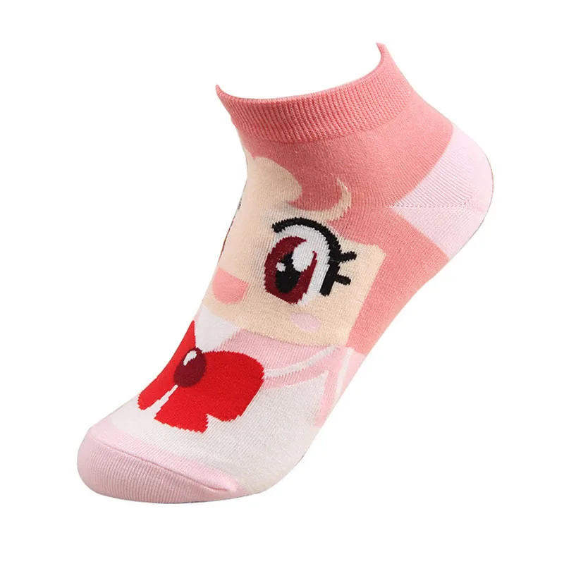 

Kawaii Cartoon Sailor Moon Cotton Socks Cute Short Breathable Socks Sailor Moon Christmas Gifts Cos Accessories Foot Protector