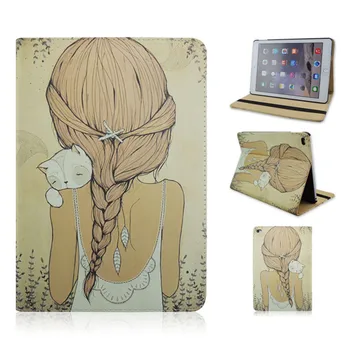 

PU and PC Material Support Protective Cover Case of Back The Girl for iPad Mini 1 Mini 2 Mini 3