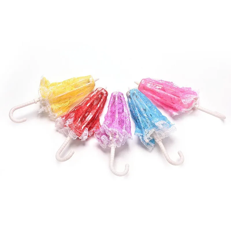 

Miniature Lady Parasol Lace Umbrella Dolls' Accessories Dollhouse Decor 998