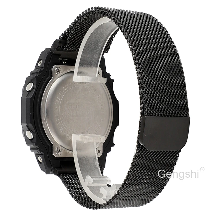 16mm milanese loop pasek do zegarka pasuje do Casio G Shock 16mm silikonowy zegarek pasek pasuje do Casio G Shock GA