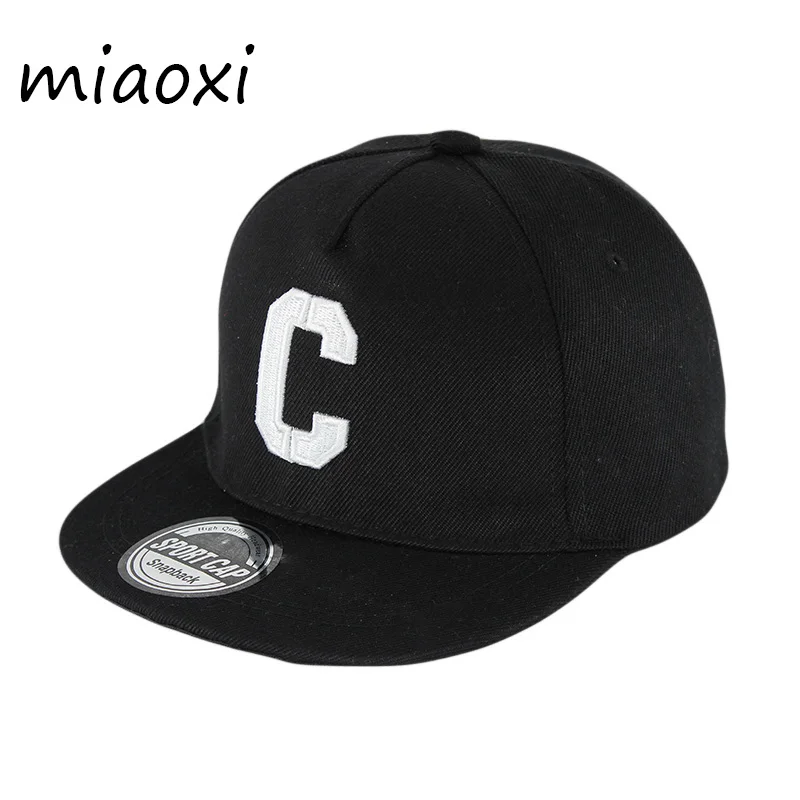 

miaoxi New Arrival Kids Letter Summer Baseball Cap For Boys C Hip Hop Adjustable Casual Unesex School Fashion Hats Girl Caps