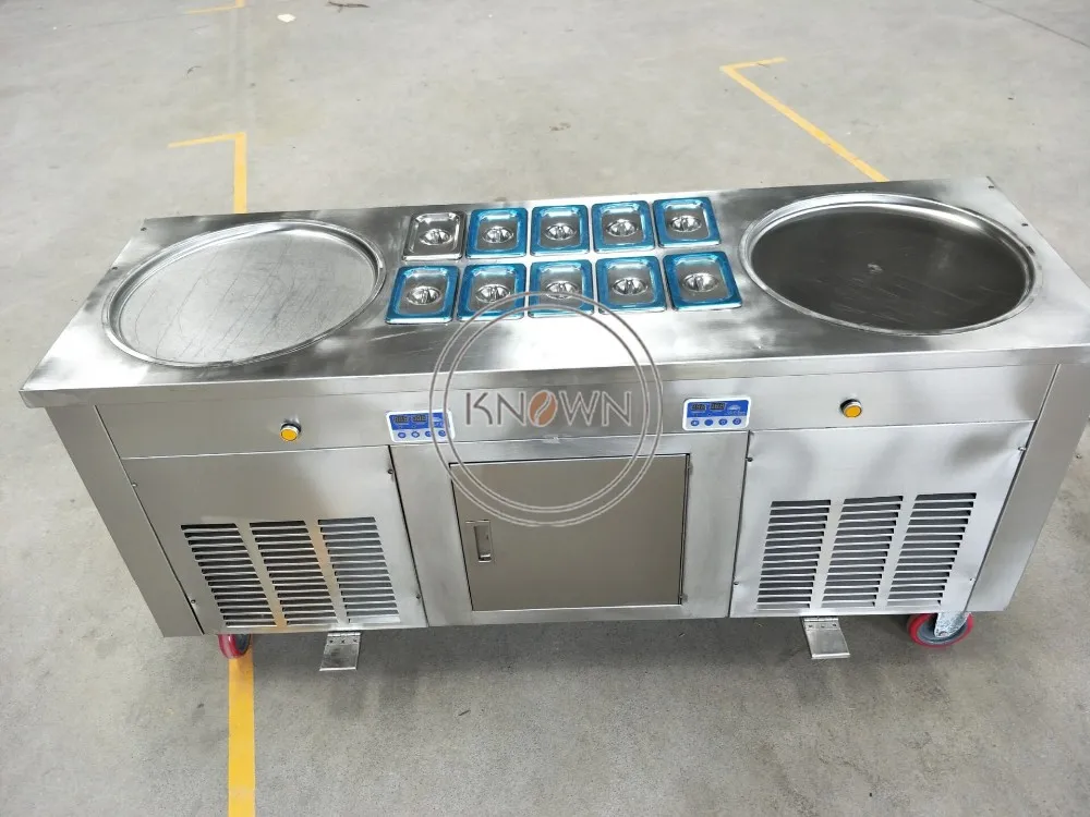 KN-2+ 10 машина для жареного мороженого/мороженница для жареного мороженого машина с R410 хладагента