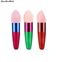 Макияж смешивание основа губка с ручкой косметический слоеный Профессиональный порошок Гладкий Красота разноцветные инструменты