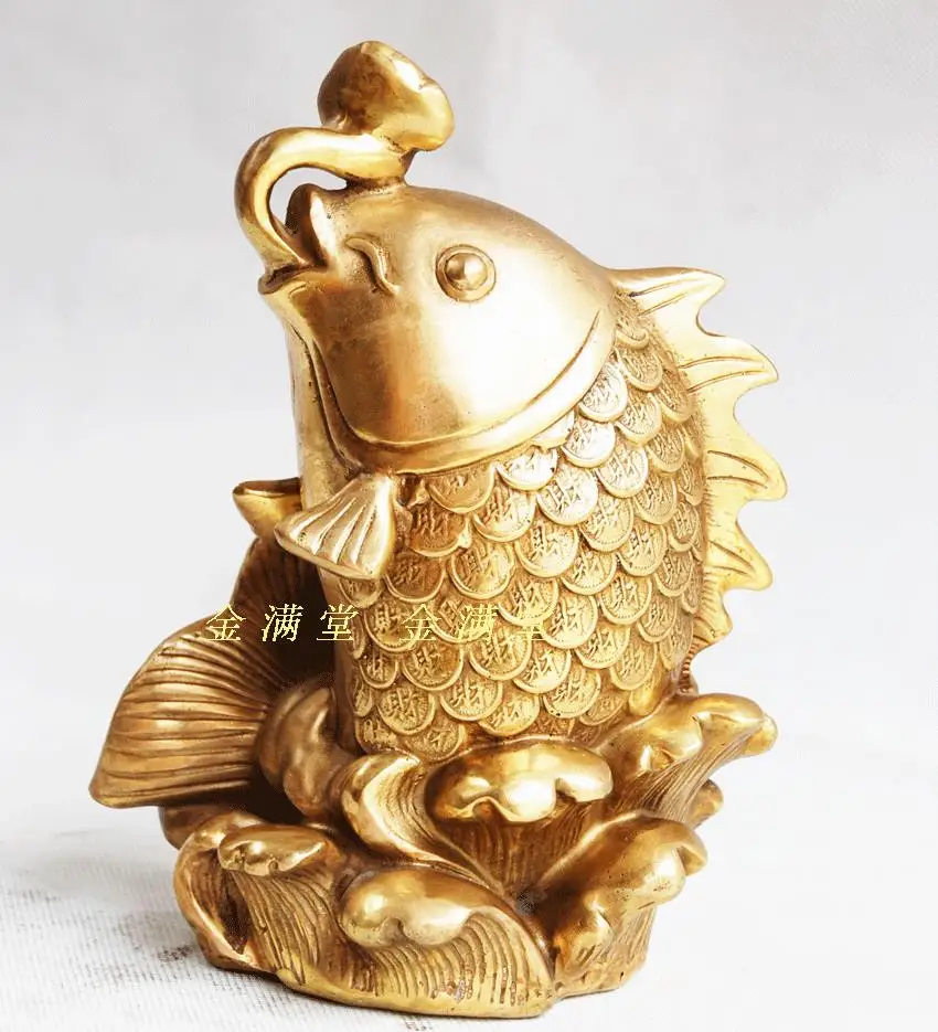 

Factory Copper Feng Shui crafts Bronze copper home decoration crafts decoration viraemia fish gift lucky fortune