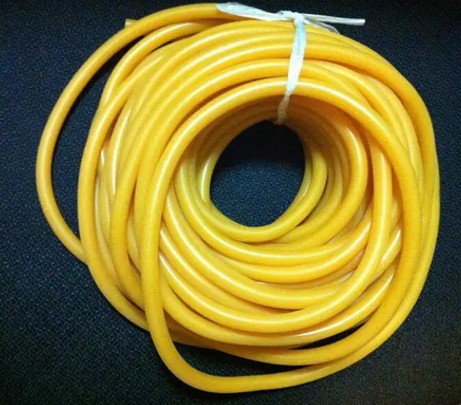 

5Meters 6x9mm Natural Latex Tubing Rubber Band Resilient Tube For Slingshot Quiver crossbow arrows Catapult Stretch Elastic