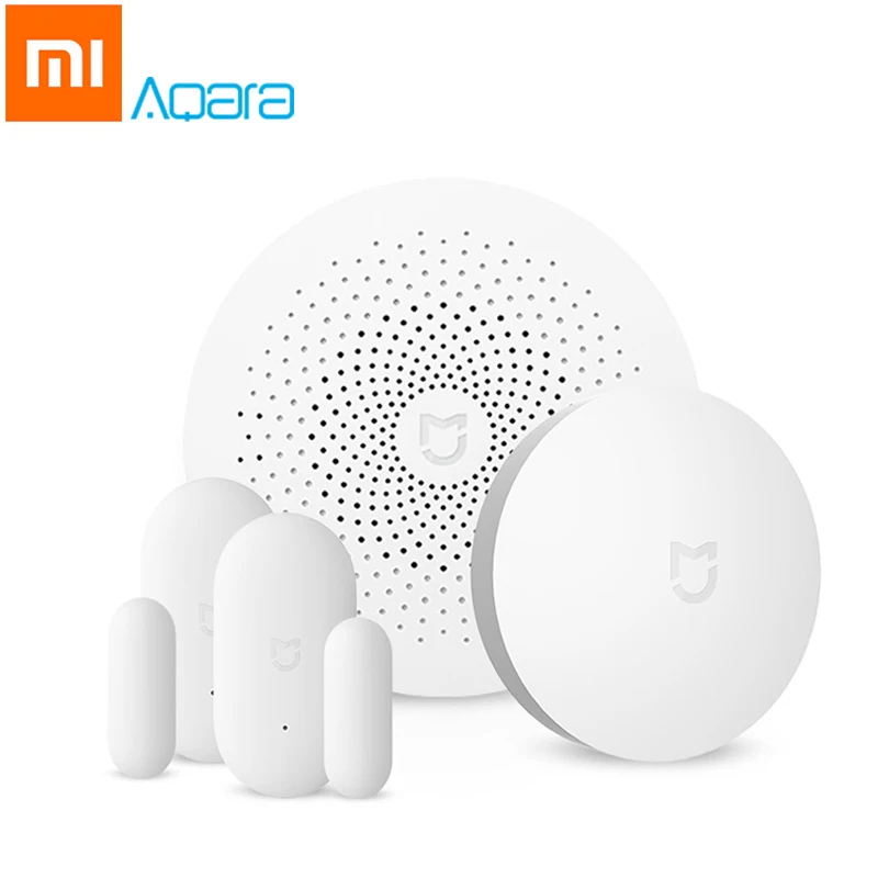 

Xiaomi Aqara Mijia Smart Remote Control Set Home Security Multifunctional Gateway Window Door Sensor Kit Smar Wireless Switch