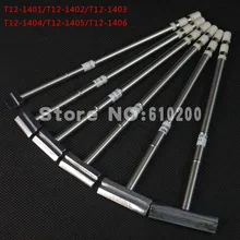 6 шт./лот наконечник паяльника паяльная станция скребок с лопаткой Тип T12 наконечник паяльника s T12-1401/1402/1403/1404/1405/1406