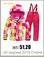Одежда для девочек, комбинезоны для мальчиков, детская одежда, стильная футболка с изображением персонажей видеоигр Детская Комбинезоны-30 градусов новорожденного Стиль комбинезон на холодную зиму, теплая детская зимняя куртка