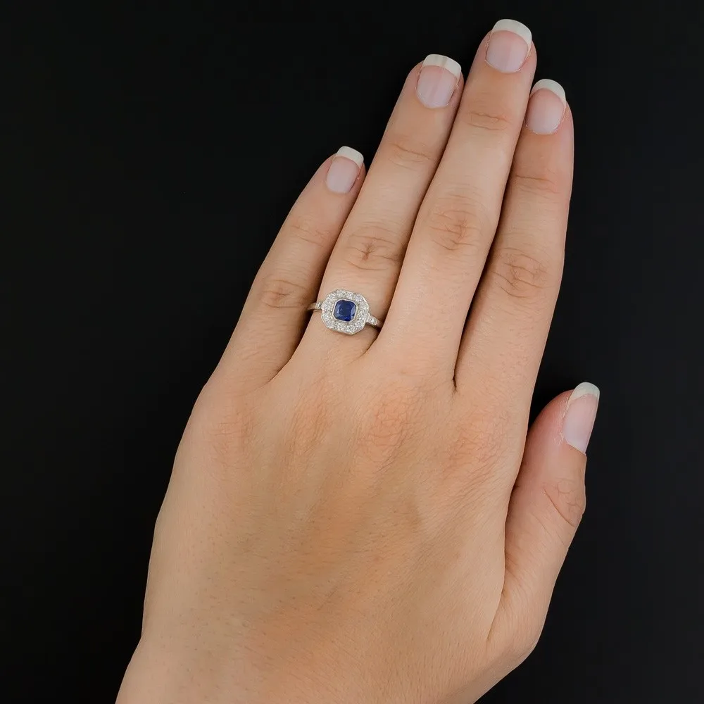 Амулеты, темно-синий сапфир, натуральная 925 пробы, серебро, пара, обручальное кольцо, опт, много, большое количество, хорошее ювелирное изделие, кольцо для женщин