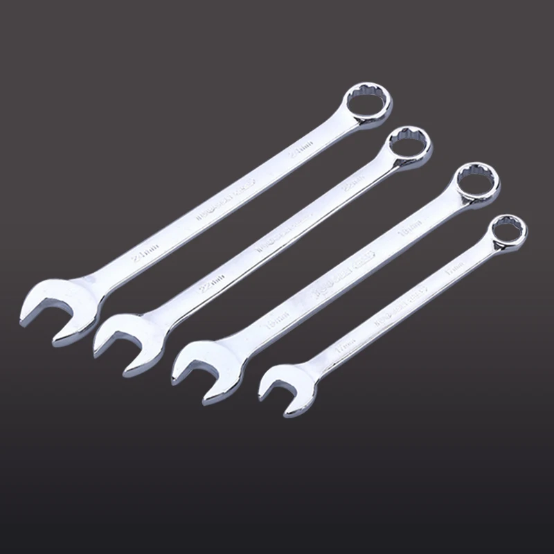 

Combination Wrench High Carbon Steel 6MM-10MM Combination Spanner Chrome Plated Metric Size for Auto Repairing Tools