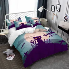 Halloween Cartoon Cat Bedding Set Horrible Moon Night Duvet Cover Set Festival Gift Bedclothes Pillowcase Home Textile 3Pcs D35 Halloween Cartoon Cat Bedding Set Horrible Moon Night Duvet Cover Set Festival Gift Bedclothes Pillowcase Home Textile 3Pcs D35