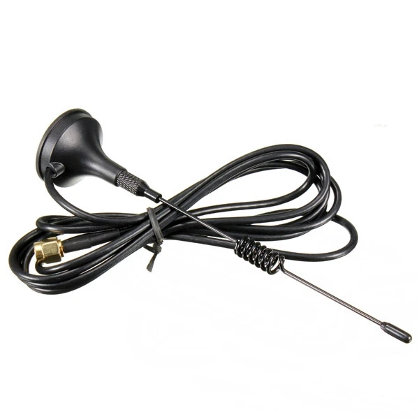 High Quality Black GSM GPRS Small Suction Cup Antenna 433Mhz 3dbi Magnetic Base 1.5M RG174 Cable SMA Male Plug Magnet Seat 3cm High Quality Black GSM GPRS Small Suction Cup Antenna 433Mhz 3dbi Magnetic Base 1.5M RG174 Cable SMA Male Plug Magnet Seat 3cm